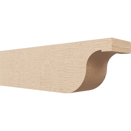 Ekena Millwork 6in. W x 8in. H x 28in. L Del Monte Woodgrain TimberThane Rafter Tail, Primed Tan RFTUR06X08X28DELRCPR